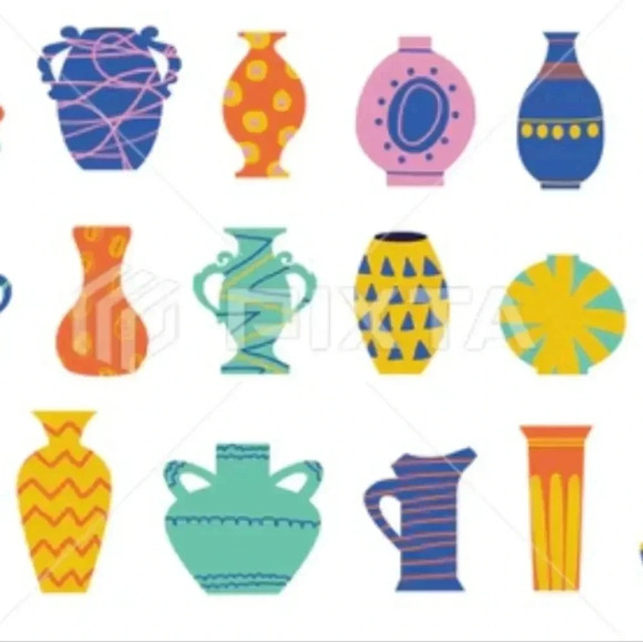 💙🌹4 ceramic items for decoration - Picture 1 of 11